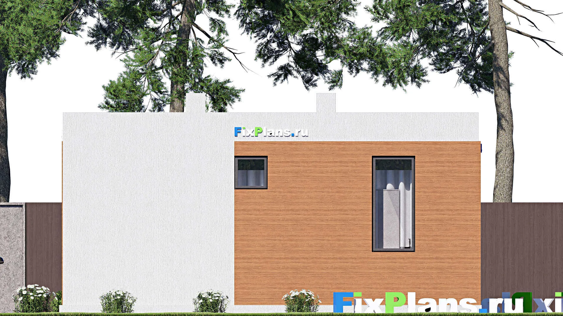 F-20429 - Проект бани 9 на 9, площадью 60 м² 